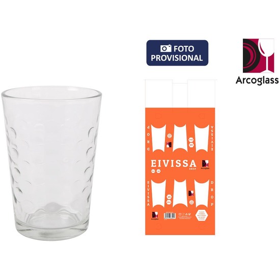 SET 6 VASOS 200CC EIVISSA DROP image 0