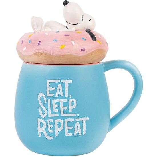 TAZA 3D EAT SLEEP REPEAT SNOOPY 500ML image 0