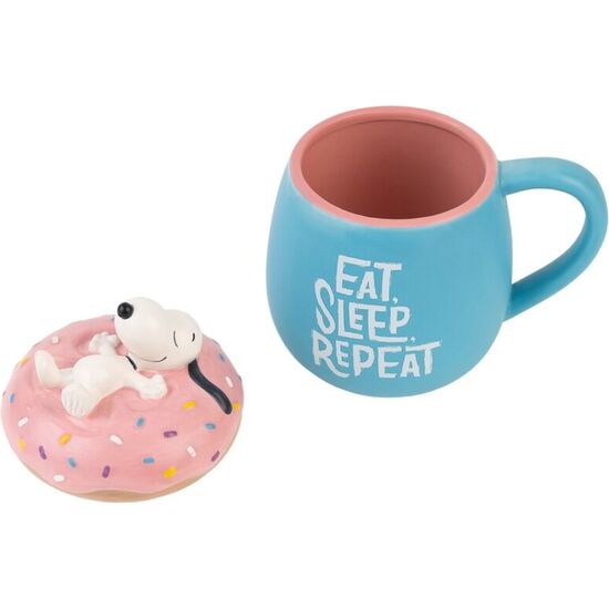 TAZA 3D EAT SLEEP REPEAT SNOOPY 500ML image 1