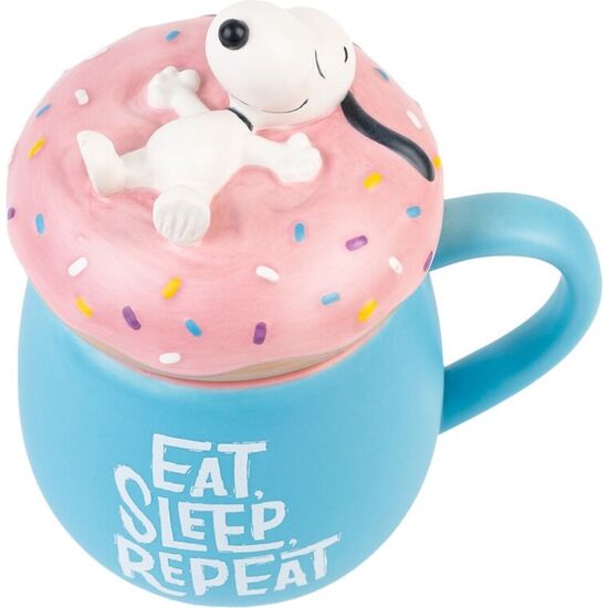 TAZA 3D EAT SLEEP REPEAT SNOOPY 500ML image 2