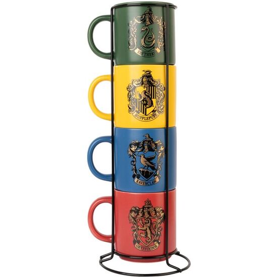 SET 4 TAZAS HARRY POTTER 300ML image 0