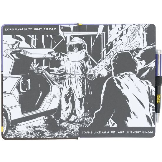 CUADERNO A5 PREMIUM + BOLIGRAFO REGRESO AL FUTURO image 2