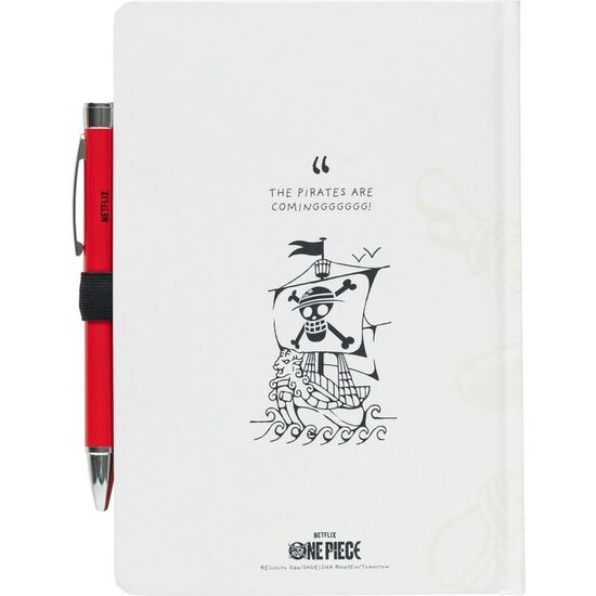 CUADERNO A5 PREMIUM + BOLIGRAFO PROYECTOR ONE PIECE image 1