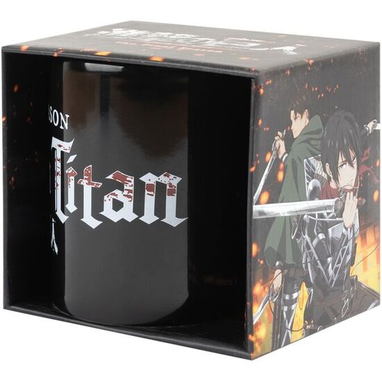 TAZA LOGO ATTACK ON TITAN 350ML image 1