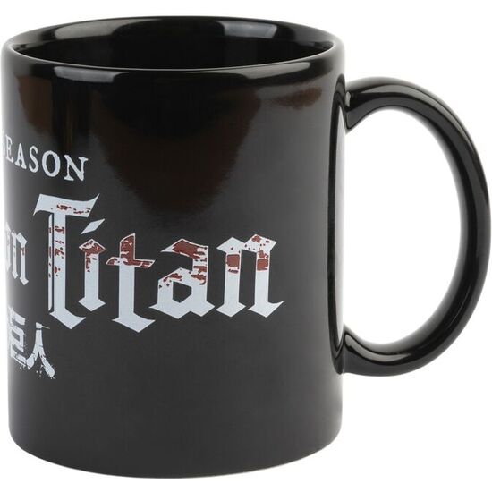 TAZA LOGO ATTACK ON TITAN 350ML image 3