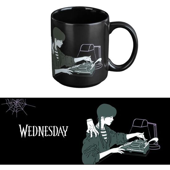 TAZA MIERCOLES ADDAMS 350ML image 0