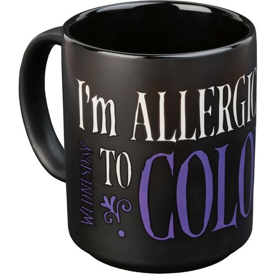 TAZA ALLERGIC TO COLOR MIERCOLES 350ML image 0
