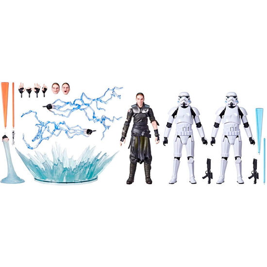 SET STARKILLER & STORMTROOPERS THE FORCE UNLEASHED STAR WARS 15CM image 1