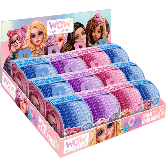 SET GOMAS DE PELO ESPIRAL WOW GENERATION SURTIDO image 0