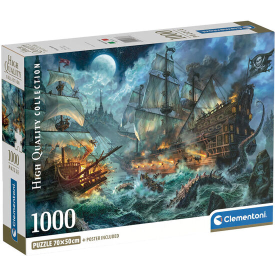 PUZZLE PIRATES BATTLE 1000PZS image 0