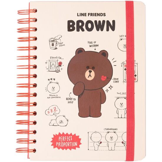 CUADERNO A5 LINE FRIENDS image 0