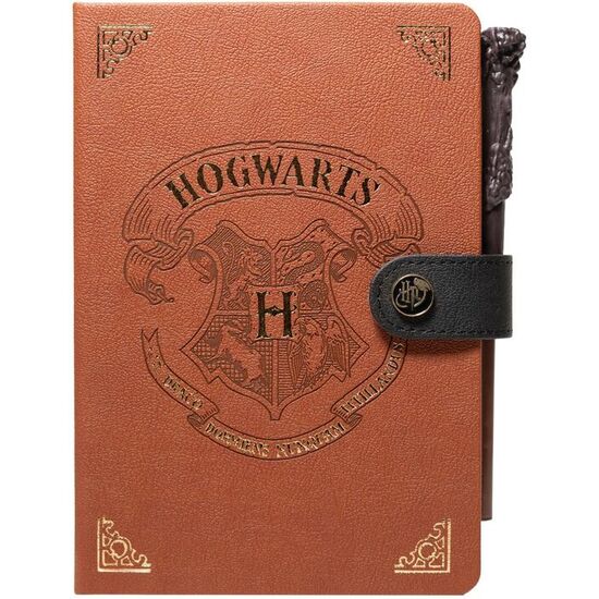 CUADERNO A5 PREMIUM + BOLIGRAFO VARITA HOGWARTS HARRY POTTER image 0