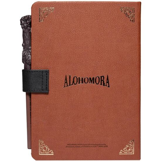 CUADERNO A5 PREMIUM + BOLIGRAFO VARITA HOGWARTS HARRY POTTER image 1