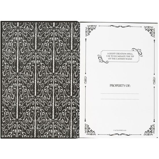 CUADERNO A5 PREMIUM LED + BOLIGRAFO LUMOS HARRY POTTER image 2