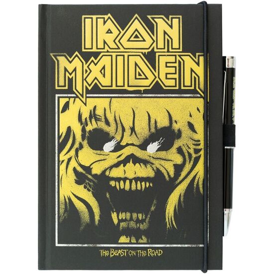 CUADERNO A5 PREMIUM + BOLIGRAFO PROYECTOR IRON MAIDEN image 0