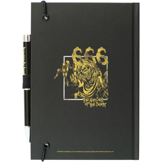 CUADERNO A5 PREMIUM + BOLIGRAFO PROYECTOR IRON MAIDEN image 1