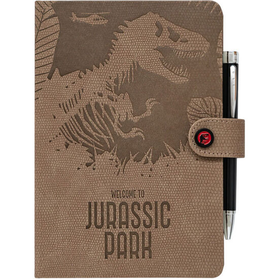 CUADERNO A5 PREMIUM + BOLIGRAFO PROYECTOR JURASSIC PARK image 0