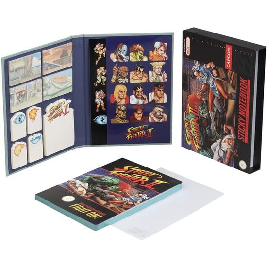 CUADERNO A5 PREMIUM STICKY NOTAS STREET FIGHTER image 0