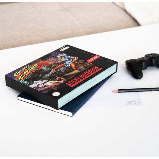 CUADERNO A5 PREMIUM STICKY NOTAS STREET FIGHTER image 2