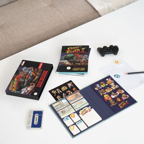 CUADERNO A5 PREMIUM STICKY NOTAS STREET FIGHTER image 3