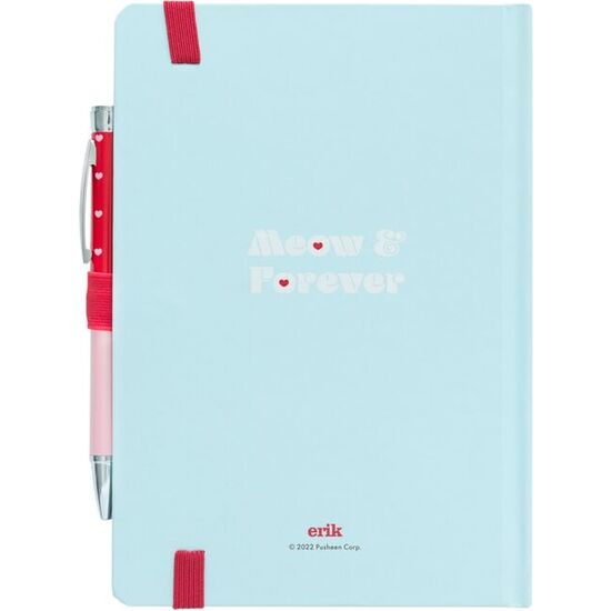CUADERNO A5 PREMIUM + BOLIGRAFO PROYECTOR PURRFECT LOVE PUSHEEN image 1