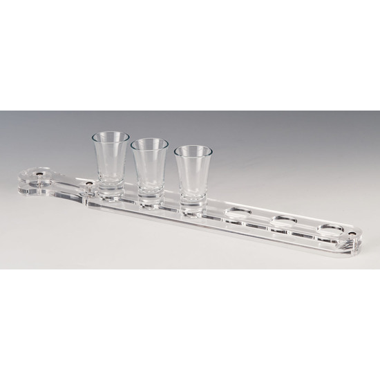 ZZ23 SOPORTE 6 CHUPITOS 55X20X8CM PC image 0