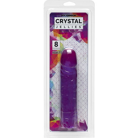 8 INCH CLASSIC DONG - PURPLE image 1