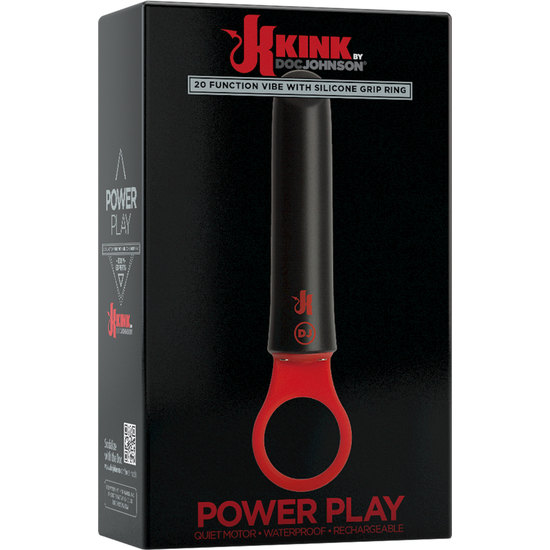 POWER PLAY WITH SILICONE GRIP RING - BLACK image 2