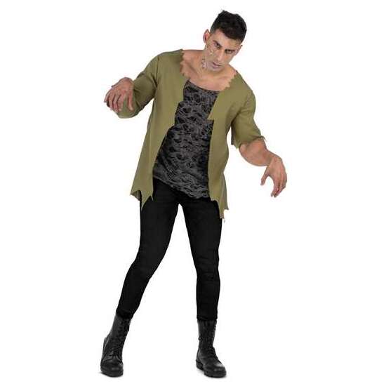 DISFRAZ INFECTADO CAMISETA, APLICACIONES DE LÁTEX Y BOTE DE LÁTEX TALLA L image 5