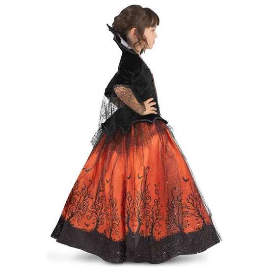 DISFRAZ REINA DE HALLOWEEN VESTIDO Y ENAGUA TALLA 5-6 Y image 2