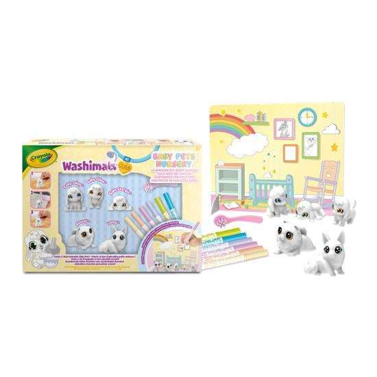 WASHIMALS BABY PETS - SET GUARDERÍA 5 MASCOTAS24X33X5 CM image 0