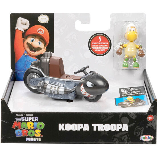 FIGURA KOOPA TROOPA KART LA PELICULA MARIO KART 6CM image 0