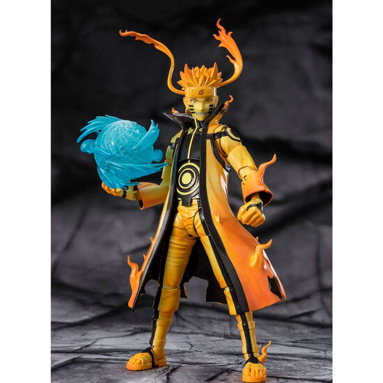 FIGURA SH FIGUARTS NARUTO UZUMAKI KURAMA LINK MODE COURAGEOUS STRENGTH THAT BINDS NARUTO SHIPPUDEN 15CM image 2