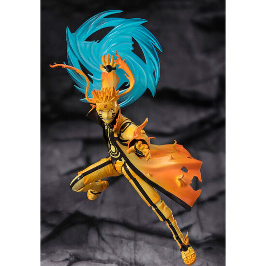 FIGURA SH FIGUARTS NARUTO UZUMAKI KURAMA LINK MODE COURAGEOUS STRENGTH THAT BINDS NARUTO SHIPPUDEN 15CM image 3