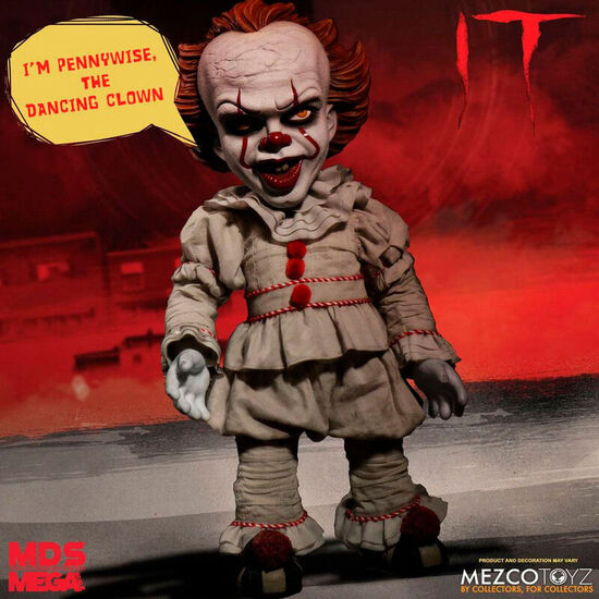 PELUCHE MUÑECO PARLANTE PENNYWISE IT 38CM INGLES image 1