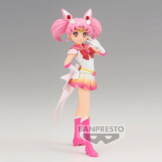 FIGURA SUPER SAILOR CHIBI MOON VER.A GLITTER & GLAMOURS PRETTY GUARDIAN SAILOR MOON ETERNAL THE MOVIE 17CM image 1