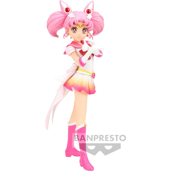 FIGURA SUPER SAILOR CHIBI MOON VER.B GLITTER & GLAMOURS PRETTY GUARDIAN SAILOR MOON ETERNAL THE MOVIE 17CM image 0