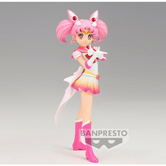 FIGURA SUPER SAILOR CHIBI MOON VER.B GLITTER & GLAMOURS PRETTY GUARDIAN SAILOR MOON ETERNAL THE MOVIE 17CM image 1