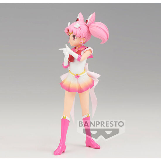 FIGURA SUPER SAILOR CHIBI MOON VER.B GLITTER & GLAMOURS PRETTY GUARDIAN SAILOR MOON ETERNAL THE MOVIE 17CM image 3