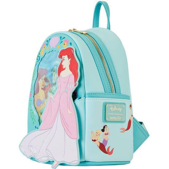 MOCHILA LENTICULAR ARIEL LA SIRENITA DISNEY LOUNGEFLY 26CM image 1