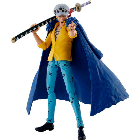FIGURA SH FIGUARTS TRAFALGAR LAW THE RAID ON ONIGASHIMA ONE PIECE 16CM image 0