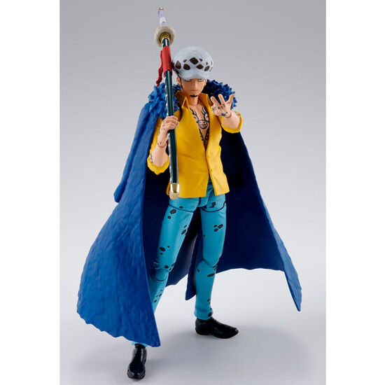 FIGURA SH FIGUARTS TRAFALGAR LAW THE RAID ON ONIGASHIMA ONE PIECE 16CM image 1