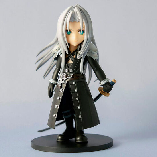 FIGURA SEPHIROTH REMAKE ADORABLE FINAL FANTASY VII 13CM image 0