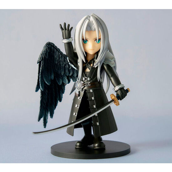 FIGURA SEPHIROTH REMAKE ADORABLE FINAL FANTASY VII 13CM image 1