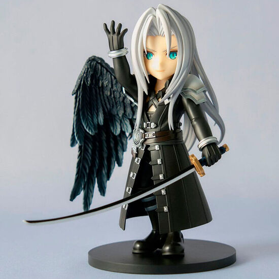 FIGURA SEPHIROTH REMAKE ADORABLE FINAL FANTASY VII 13CM image 2