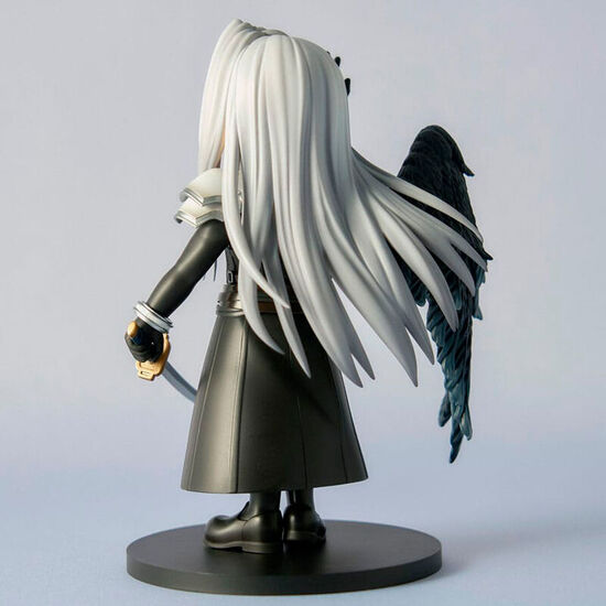 FIGURA SEPHIROTH REMAKE ADORABLE FINAL FANTASY VII 13CM image 3
