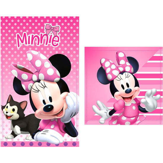 SET 2 TOALLAS BAÑO MINNIE DISNEY ALGODON image 0
