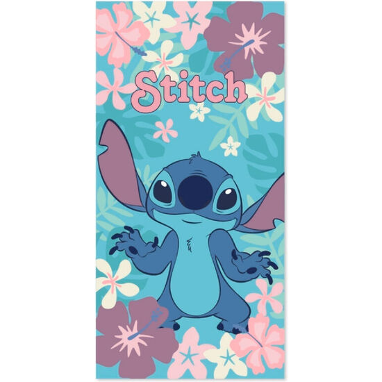 TOALLA FLOWERS STITCH DISNEY ALGODON image 0