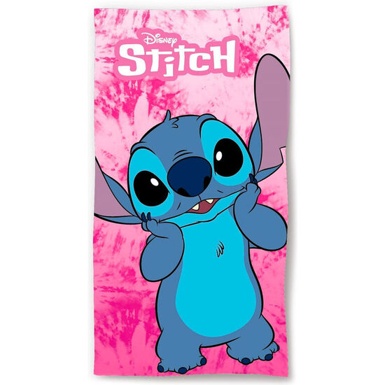 TOALLA PINK STITCH DISNEY MICROFIBRA image 0