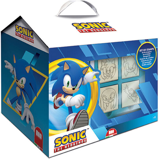 SET PAPELERIA CASA SONIC THE HEDGEHOG 20PZS image 0